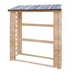 Abri à Bûches 1,75 M3 - Abri De Stockage Pour Bois De Chauffage - Range Bûches Extérieur - Abri à Vélo/container - M201 -Promos Le Jardin Vivant Magasin 63dd52e6d85b45.32043144