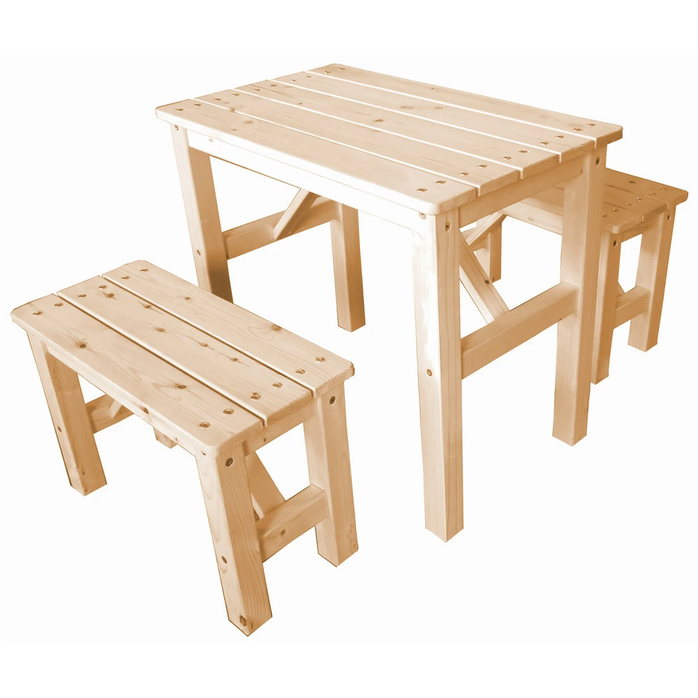 Ensemble Table Et Chaise Enfant En Bois- Table Enfant Avec 2 Chaises - H51x60x36 Cm - M014 3 Ensemble Table Et Chaise Enfant En Bois- Table Enfant Avec 2 Chaises - H51x60x36 Cm - M014