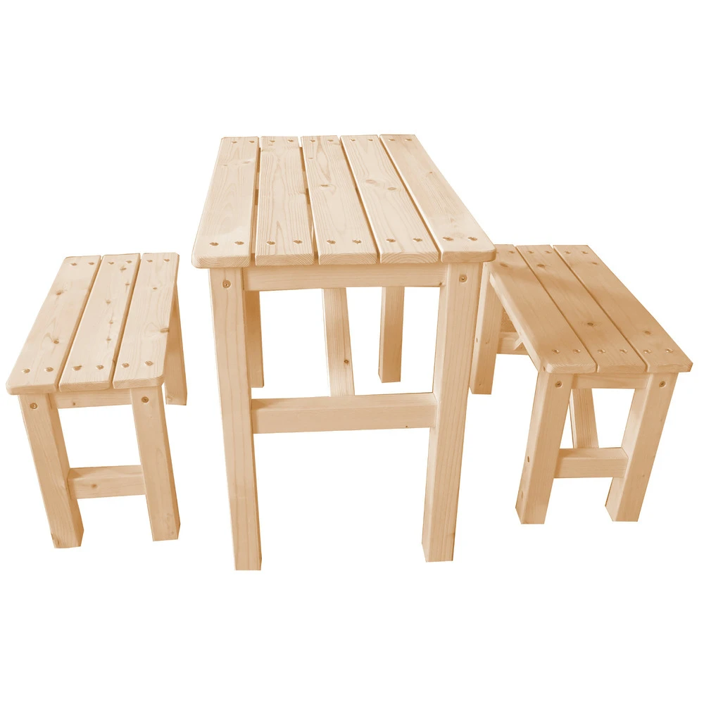 Ensemble Table Et Chaise Enfant En Bois- Table Enfant Avec 2 Chaises - H51x60x36 Cm - M014 4 Ensemble Table Et Chaise Enfant En Bois- Table Enfant Avec 2 Chaises - H51x60x36 Cm - M014 – Image 2