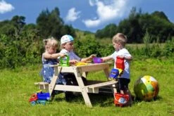 Table Enfant Pour Le Jardin - Table Et Chaise Enfant Avec Boite De Rangement -90x90xh50 Cm - M010-1 -Promos Le Jardin Vivant Magasin 63eb3fd02c1c66.09780358