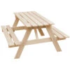 Table Enfant En Bois – Table Et Chaise Enfant - 90x90xh50 Cm - M018-1 -Promos Le Jardin Vivant Magasin 63eb3fd1a6f638.80304500