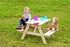Table Enfant En Bois – Table Et Chaise Enfant - 81x60xh50 Cm - M012-1 -Promos Le Jardin Vivant Magasin 6405d9b6a82fe0.60677431