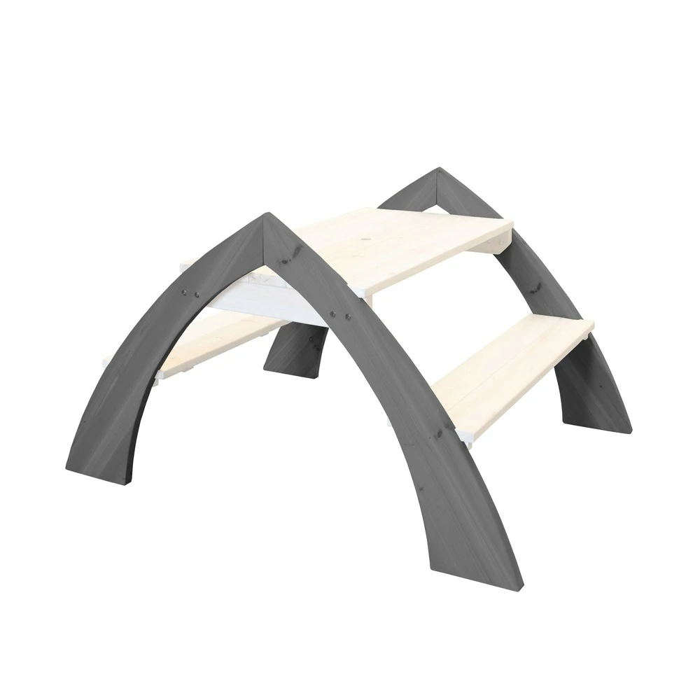 Axi Kylo Xl Table Pique Nique Enfant En Bois Gris & Blanc 4 Axi Kylo Xl Table Pique Nique Enfant En Bois Gris & Blanc – Image 2