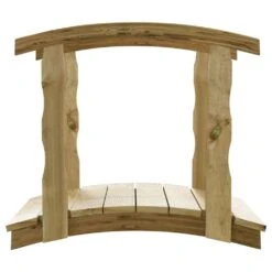 VIDAXL Pont De Jardin Avec Balustrades Bois Massif De Pin Imprégné -Promos Le Jardin Vivant Magasin 641f299a4eb1d5.77660764