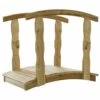 VIDAXL Pont De Jardin Avec Balustrades Bois Massif De Pin Imprégné 2 VIDAXL Pont De Jardin Avec Balustrades Bois Massif De Pin Imprégné -Promos Le Jardin Vivant Magasin 641f299a5a5399.25714753
