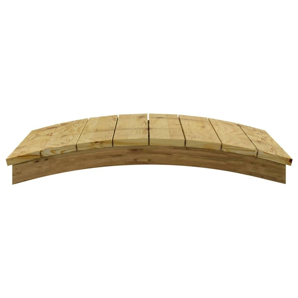 VIDAXL Pont De Jardin 110x74 Cm Bois Massif De Pin Imprégné 6 VIDAXL Pont De Jardin 110x74 Cm Bois Massif De Pin Imprégné – Image 4