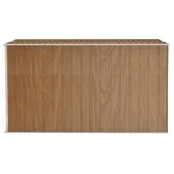 VIDAXL Abri De Jardin Mural Marron 118x288x178 Cm Acier Galvanisé 12 VIDAXL Abri De Jardin Mural Marron 118x288x178 Cm Acier Galvanisé -Promos Le Jardin Vivant Magasin 641f437f230c23.45243344