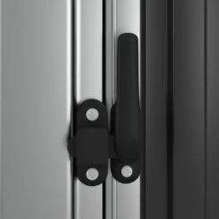 VIDAXL Abri De Jardin Anthracite 118,5x97x209,5 Cm Acier Galvanisé -Promos Le Jardin Vivant Magasin 641f43cf971962.98484271