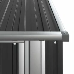 VIDAXL Abri De Jardin Anthracite 118,5x97x209,5 Cm Acier Galvanisé -Promos Le Jardin Vivant Magasin 641f43cfabed22.19947306