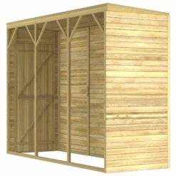 VIDAXL Abri De Stockage De Jardin 100x310x218 Cm Bois De Pin Imprégné -Promos Le Jardin Vivant Magasin 641f43d439b1c0.78308466