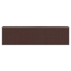 VIDAXL Abri De Jardin Marron Foncé 192x772x223 Cm Acier Galvanisé 13 VIDAXL Abri De Jardin Marron Foncé 192x772x223 Cm Acier Galvanisé -Promos Le Jardin Vivant Magasin 641f43fd84b185.20063115