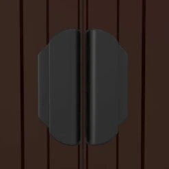 VIDAXL Abri De Jardin Marron Foncé 192x772x223 Cm Acier Galvanisé 15 VIDAXL Abri De Jardin Marron Foncé 192x772x223 Cm Acier Galvanisé -Promos Le Jardin Vivant Magasin 641f43fd92a557.96261506