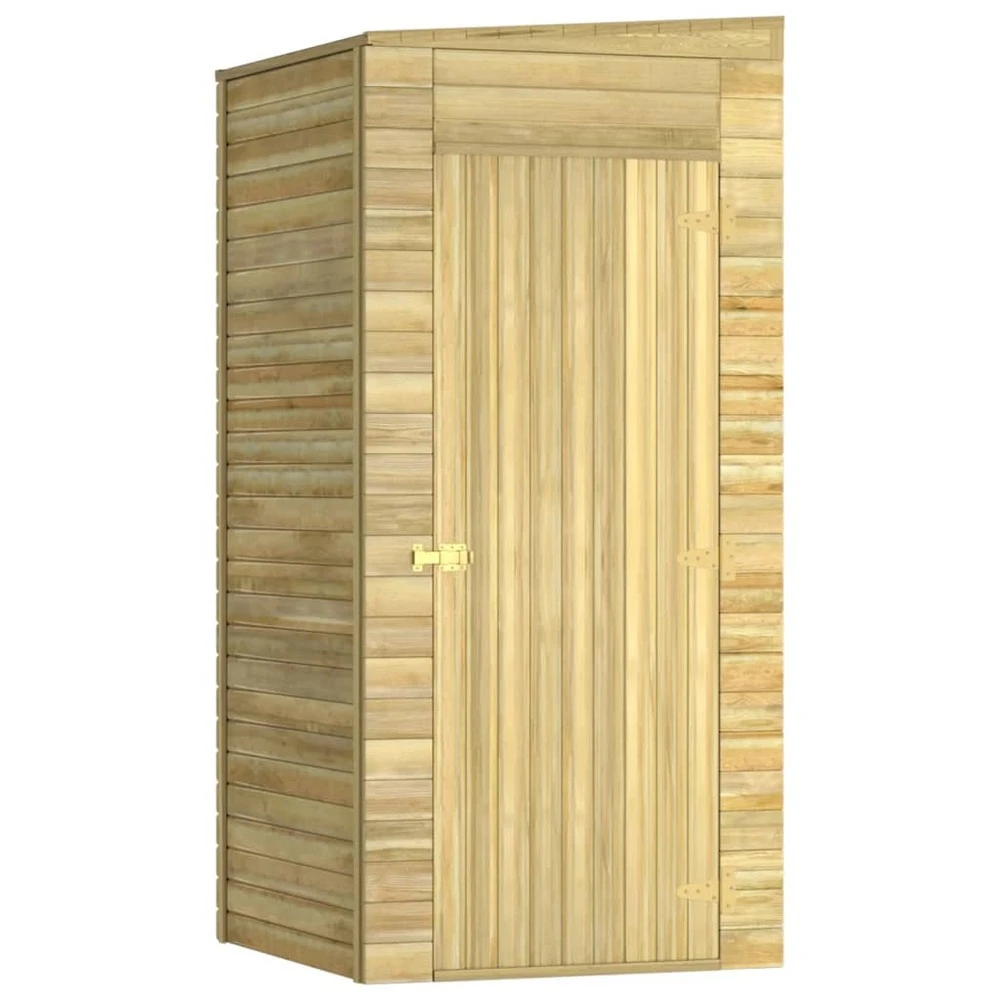 VIDAXL Abri De Stockage De Jardin 100x110x218 Cm Bois De Pin Imprégné 4 VIDAXL Abri De Stockage De Jardin 100x110x218 Cm Bois De Pin Imprégné – Image 2