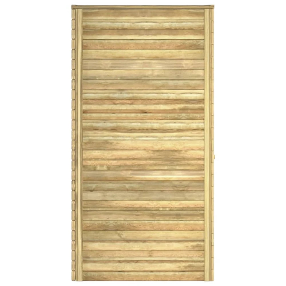 VIDAXL Abri De Stockage De Jardin 100x110x218 Cm Bois De Pin Imprégné 6 VIDAXL Abri De Stockage De Jardin 100x110x218 Cm Bois De Pin Imprégné – Image 4