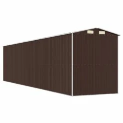 VIDAXL Abri De Jardin Marron Foncé 192x855x223 Cm Acier Galvanisé 14 VIDAXL Abri De Jardin Marron Foncé 192x855x223 Cm Acier Galvanisé -Promos Le Jardin Vivant Magasin 641f4415a6eab9.55422239
