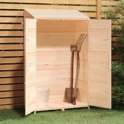 VIDAXL Remise De Jardin 102x52x174,5 Cm Bois De Sapin Solide -Promos Le Jardin Vivant Magasin 64232f8bdfadd1.56690556