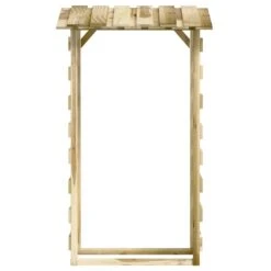 VIDAXL Pergolas Avec Toits 3 Pcs 100x90x200 Cm Bois De Pin Imprégné -Promos Le Jardin Vivant Magasin 642336f901c429.41119886
