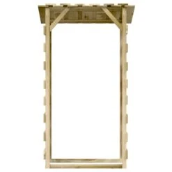 VIDAXL Pergola Avec Toit 100x90x200 Cm Bois De Pin Imprégné -Promos Le Jardin Vivant Magasin 642336f9cb48a5.82569499