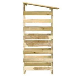 VIDAXL Pergola Avec Toit 100x90x200 Cm Bois De Pin Imprégné -Promos Le Jardin Vivant Magasin 642336f9d50314.60108648