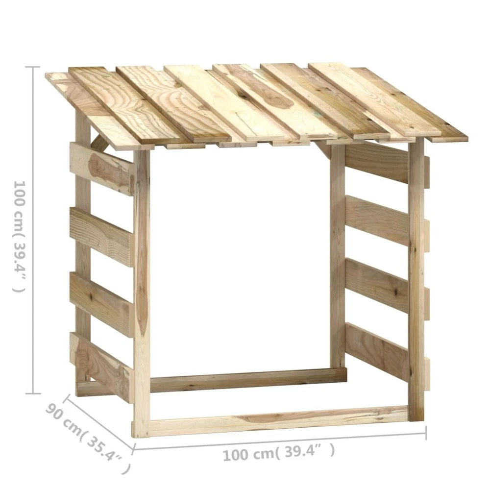 VIDAXL Pergola Avec Toit 100x90x100 Cm Bois De Pin Imprégné 9 VIDAXL Pergola Avec Toit 100x90x100 Cm Bois De Pin Imprégné – Image 7