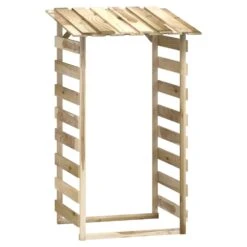 VIDAXL Pergolas Avec Toits 6 Pcs 100x90x200 Cm Bois De Pin Imprégné -Promos Le Jardin Vivant Magasin 642336ffb52a83.25585649