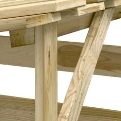 VIDAXL Pergolas Avec Toits 6 Pcs 100x90x200 Cm Bois De Pin Imprégné -Promos Le Jardin Vivant Magasin 642336ffb8bb65.14941674