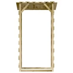 VIDAXL Pergolas Avec Toits 6 Pcs 100x90x200 Cm Bois De Pin Imprégné -Promos Le Jardin Vivant Magasin 642336ffbc6a55.36566212