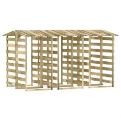 VIDAXL Pergolas Avec Toits 6 Pcs 100x90x200 Cm Bois De Pin Imprégné