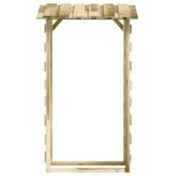 VIDAXL Pergolas Avec Toits 6 Pcs 100x90x200 Cm Bois De Pin Imprégné -Promos Le Jardin Vivant Magasin 642336ffd4eb44.36475294