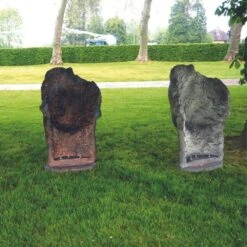 Statue Visage Femme Extérieur Grand Format - Bronze 115 Cm -Promos Le Jardin Vivant Magasin 64242fcd508637.02720103