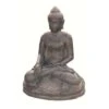 Statuette Bouddha Appel De La Terre à Témoin 30 Cm - Gris Anthracite 30 Cm -Promos Le Jardin Vivant Magasin 64242fcf2c9443.76357632