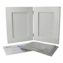 Double Cadre Photo 36,5 X 23,5 Cm Pour Moulage Empreinte Bébé -Promos Le Jardin Vivant Magasin 64258bf45b3142.97119363