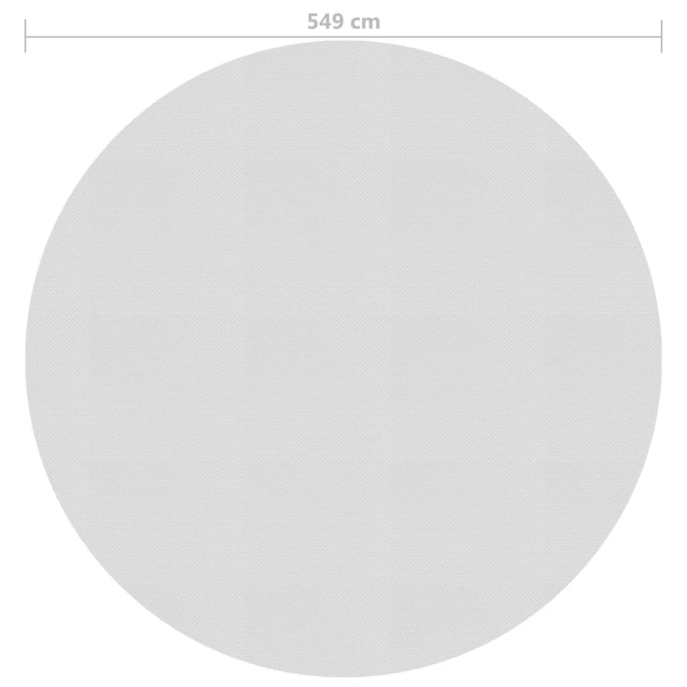 VIDAXL Film Solaire De Piscine Flottant Pe 549 Cm Gris 6 VIDAXL Film Solaire De Piscine Flottant Pe 549 Cm Gris – Image 4