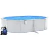 VIDAXL Piscine Avec Pompe Filtrante à Sable 490x360x120 Cm 2 VIDAXL Piscine Avec Pompe Filtrante à Sable 490x360x120 Cm -Promos Le Jardin Vivant Magasin 6426d657327fa2.90702208