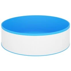 VIDAXL Piscine à éclaboussures Avec échelle Et Pompe 350x90 Cm Blanc -Promos Le Jardin Vivant Magasin 6426d65a6f3ec9.40471275