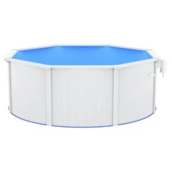 VIDAXL Piscine Avec Parois En Acier 360x120 Cm Blanc -Promos Le Jardin Vivant Magasin 6426d65ba690b7.49943770