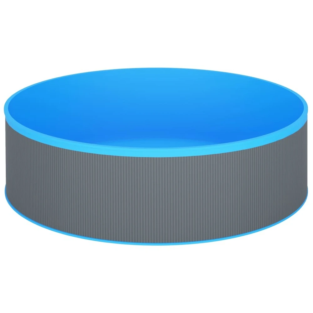 VIDAXL Piscine à éclaboussures 350x90 Cm Gris 5 VIDAXL Piscine à éclaboussures 350x90 Cm Gris – Image 3