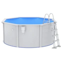 VIDAXL Piscine Avec échelle De Sécurité 300x120 Cm -Promos Le Jardin Vivant Magasin 6426d6684f7a80.07003138