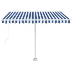 VIDAXL Auvent Automatique Capteur De Vent/led 350x250 Cm Bleu Et Blanc 14 VIDAXL Auvent Automatique Capteur De Vent/led 350x250 Cm Bleu Et Blanc -Promos Le Jardin Vivant Magasin 6426dd8b9b11b9.08393286