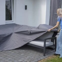 Madison Housse De Meubles D'extérieur 270 X 210 X 90 Cm Droit Gris -Promos Le Jardin Vivant Magasin 643014019f9fe7.26454081