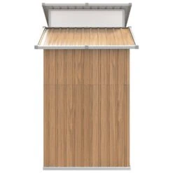 VIDAXL Abri De Jardin Marron 270x130x208,5 Cm Acier Galvanisé -Promos Le Jardin Vivant Magasin 643025ef5c7d05.70987470