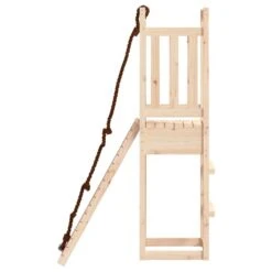 VIDAXL Maisonnette De Jeu Avec Mur D'escalade Bois Massif De Pin -Promos Le Jardin Vivant Magasin 643029e5747d48.36352990