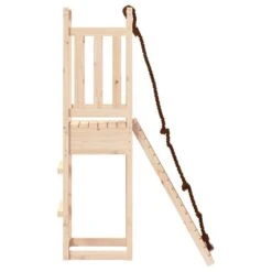 VIDAXL Maisonnette De Jeu Avec Mur D'escalade Bois Massif De Pin -Promos Le Jardin Vivant Magasin 643029e58b2774.88027079