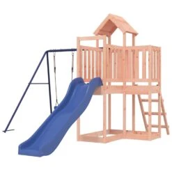 VIDAXL Maisonnette De Jeu Avec Toboggan Balançoire Bois Massif Douglas 11 VIDAXL Maisonnette De Jeu Avec Toboggan Balançoire Bois Massif Douglas -Promos Le Jardin Vivant Magasin 643029fa3e7316.91725205