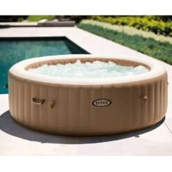 Intex Baignoire De Massage à Bulles Ronde Purespa 216x71cm 6 Personnes -Promos Le Jardin Vivant Magasin 6435169dc713f2.40723175