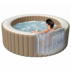 Intex Baignoire De Massage à Bulles Ronde Purespa 216x71cm 6 Personnes -Promos Le Jardin Vivant Magasin 6435169dd6e0a5.56799591