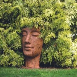 Statue Visage Métal Mosaïque 108 Cm - Brun 12 Statue Visage Métal Mosaïque 108 Cm - Brun -Promos Le Jardin Vivant Magasin 6435a4a68cb4d2.05177664