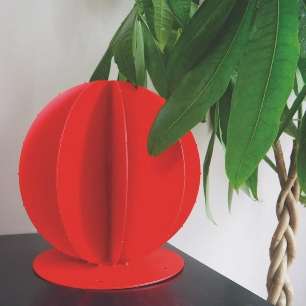 Cactus Métal Boule ø 30 Cm - Rouge 4 Cactus Métal Boule ø 30 Cm - Rouge – Image 2