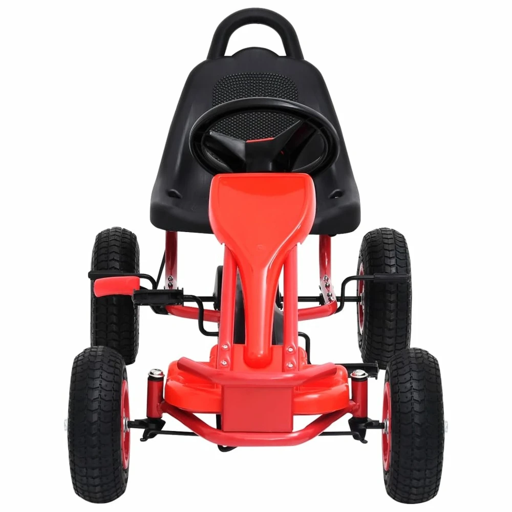 VIDAXL Kart à Pédales Avec Pneus Rouge 5 VIDAXL Kart à Pédales Avec Pneus Rouge – Image 3