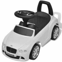 VIDAXL Voiture à Pousser Par Pied Pour Enfants Bentley Blanc -Promos Le Jardin Vivant Magasin 64388191dc1d41.43833018